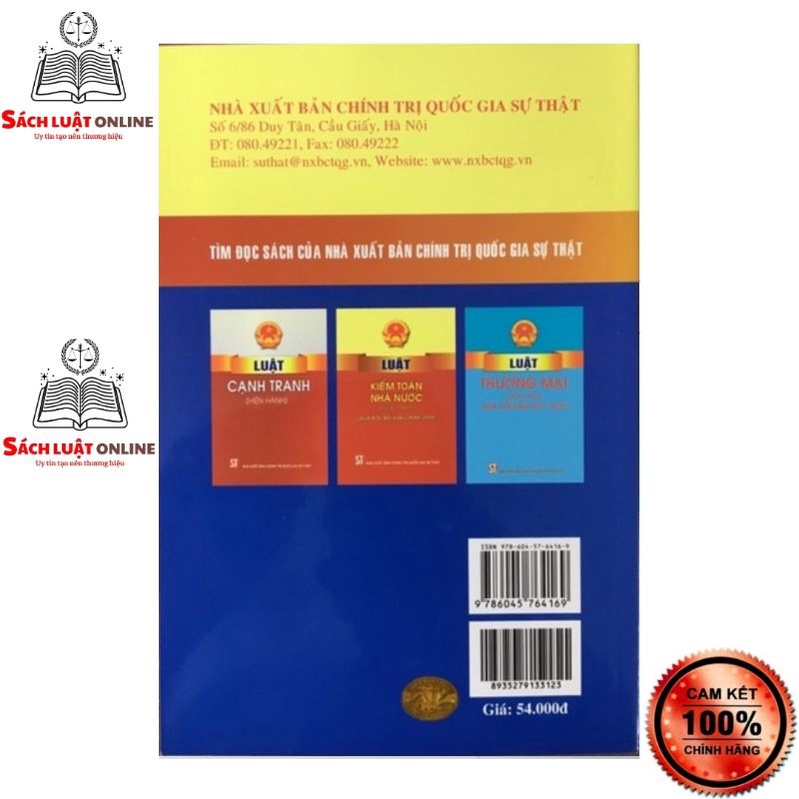 Sách - Luật Doanh nghiệp (Hiện hành) (NXB Chính trị quốc gia Sự thật)