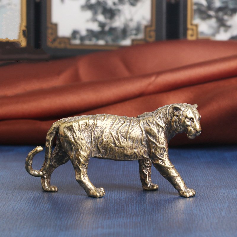 Tượng Phong Thủy Hình Con Hổ (Kích Thước: 6.5cm x 3.3cm)