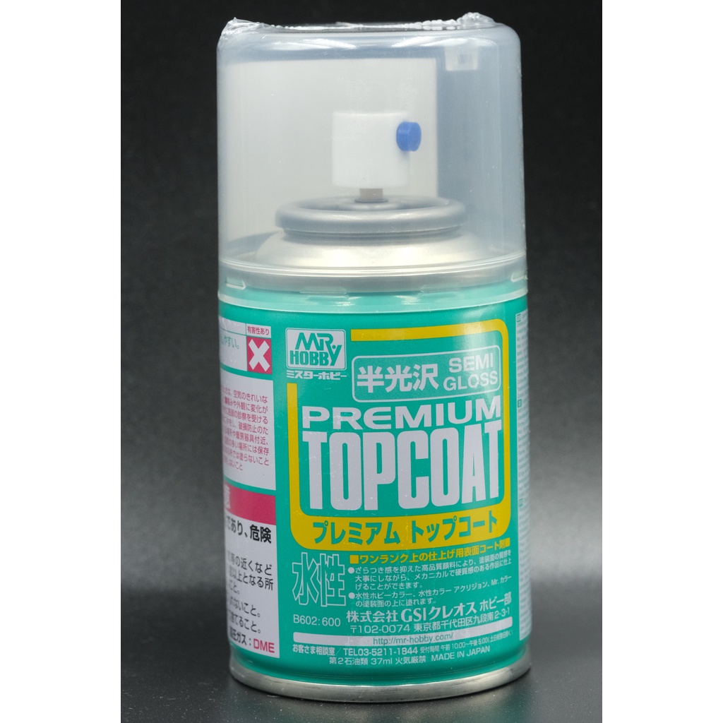 Chai xịt phủ bảo vệ mô hình top coat chính hãng mr hobby topcoat b501 b502 b503 super premium uv clear gloss matt flat