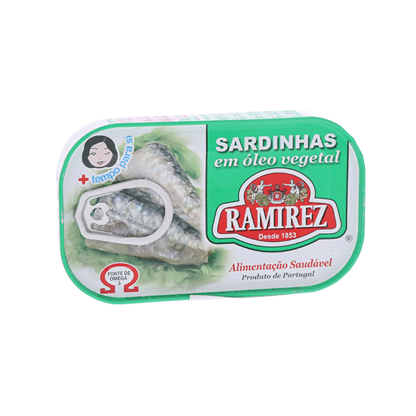 HCMCá mòi ngâm dầu Ramirez Sardines In Vegetable Oil 125G