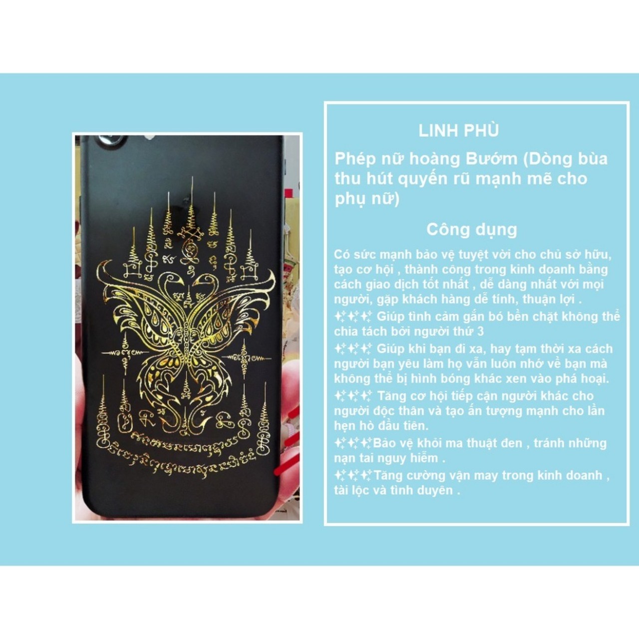 Linh phù CẶP CHIM THẦN THÁI LAN