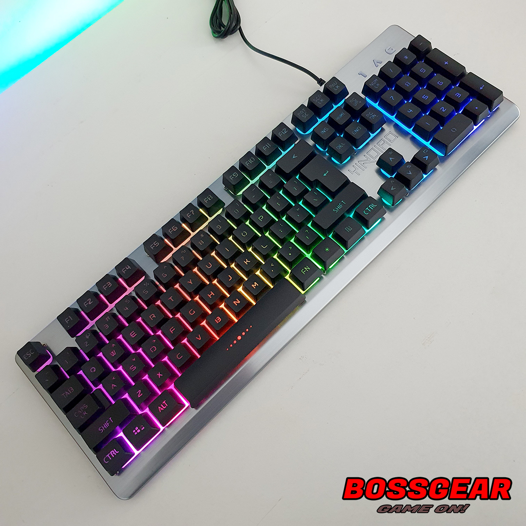 Bàn phím giả cơ Langtu K002 RGB ( 9 chế độ, LED theo nhạc. Chống Nước )