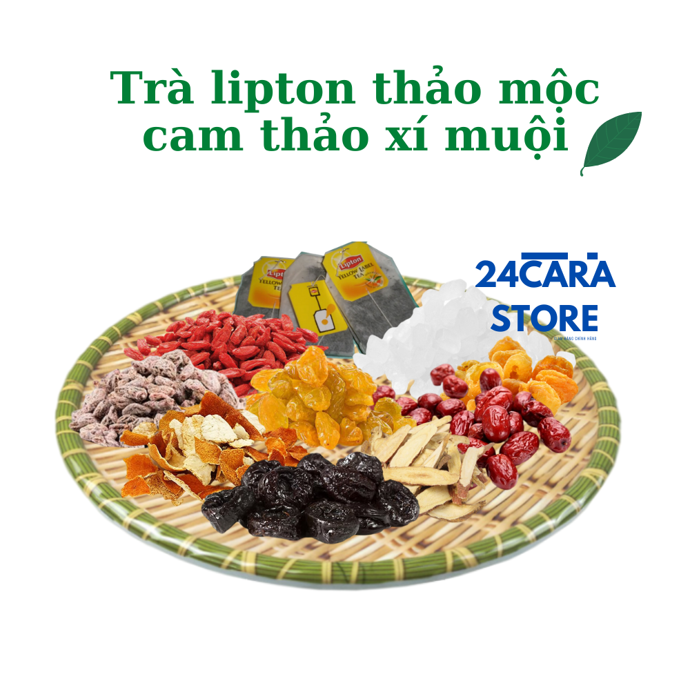 Set 20 pack tea Lipton herb licorice factory no soot 10 bar cool (no vase, box)