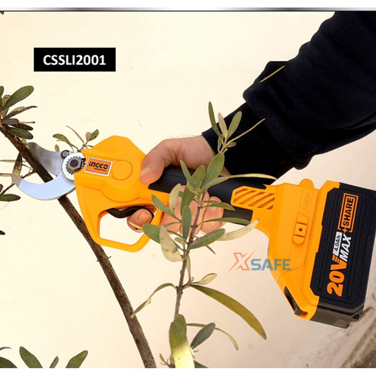 Machine cut battery 20V CSSLI2001 machine pruning-driven brushless cutting diameter 20mm / 30mm not attached to the battery and charge distribution genuine xsafe