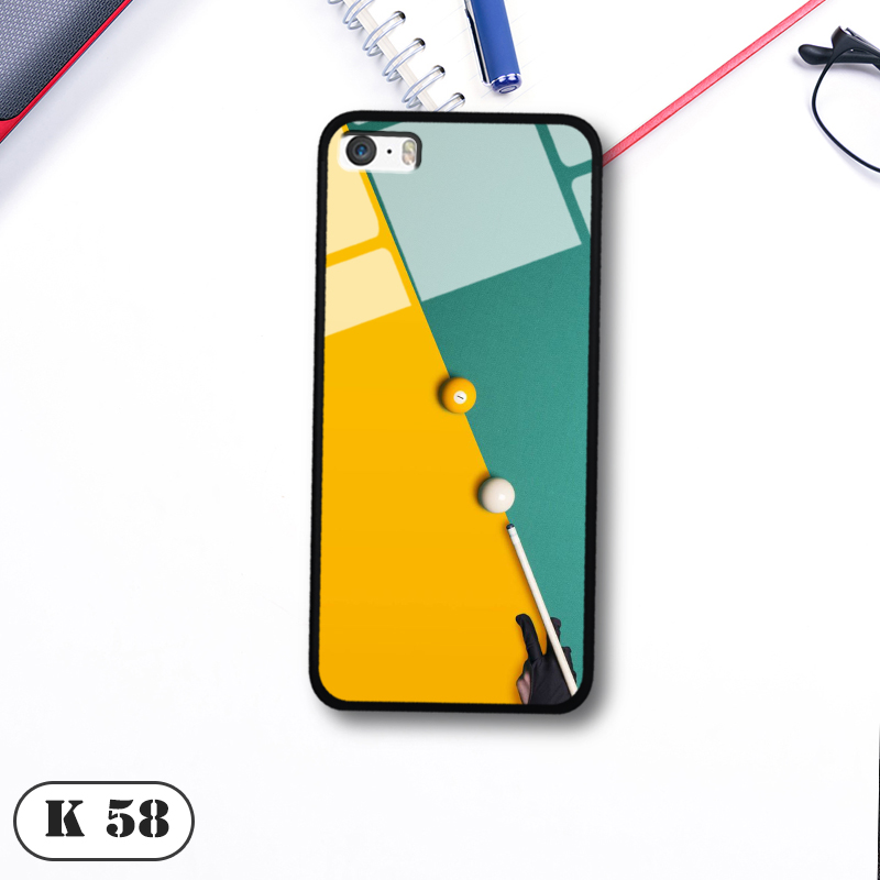 Ốp lưng kính 3D điện thoại IPHONE 5S