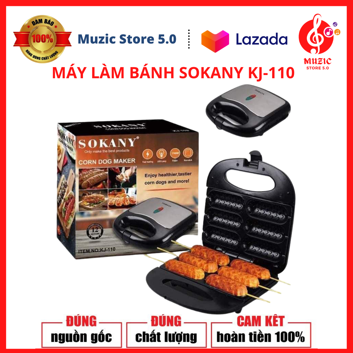 Máy làm bánh Sokany KJ-110