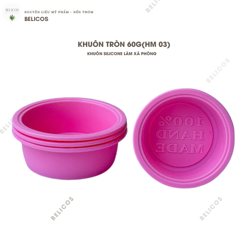 Khuôn Silicone làm xà phòng handmade