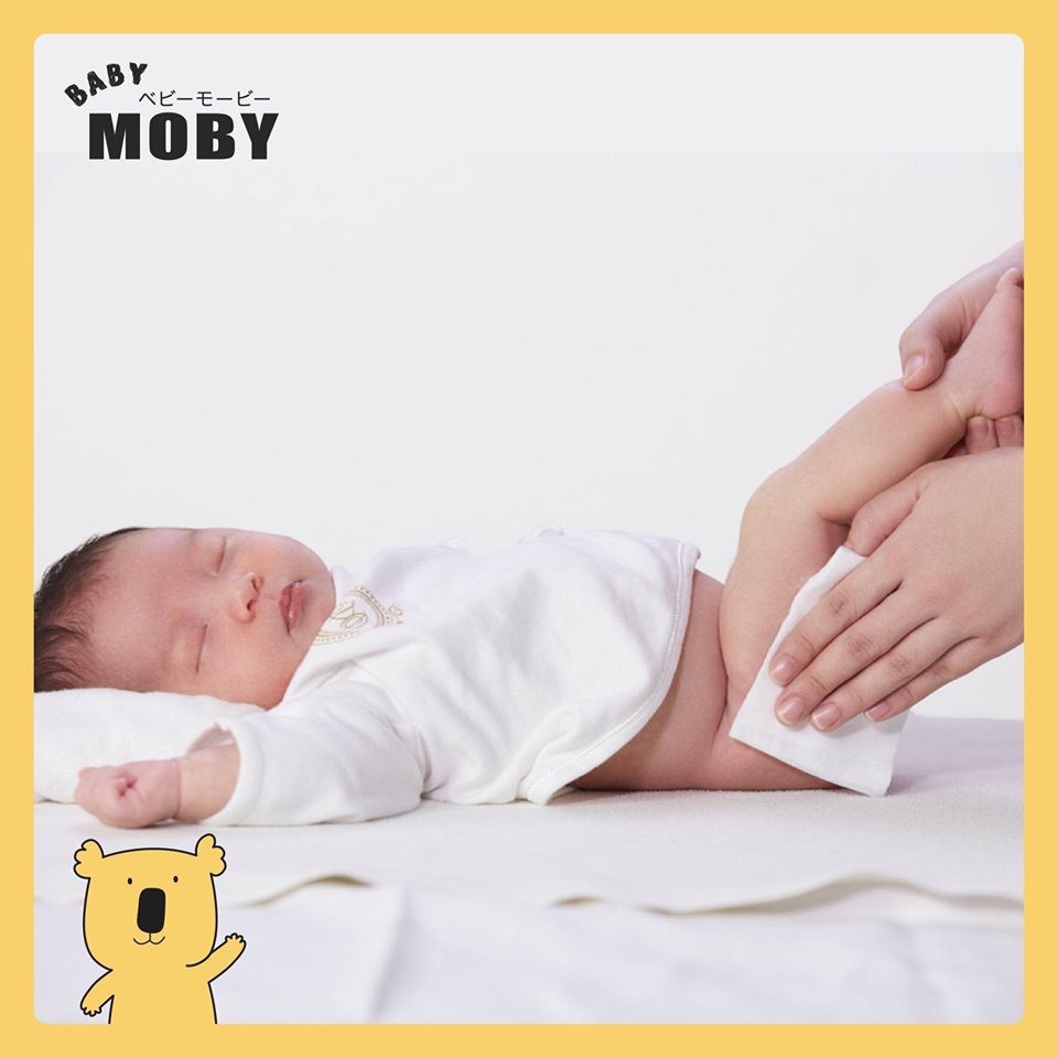 Bông Miếng Moby Baby Cỡ Nhỏ (100 miếng/gói)