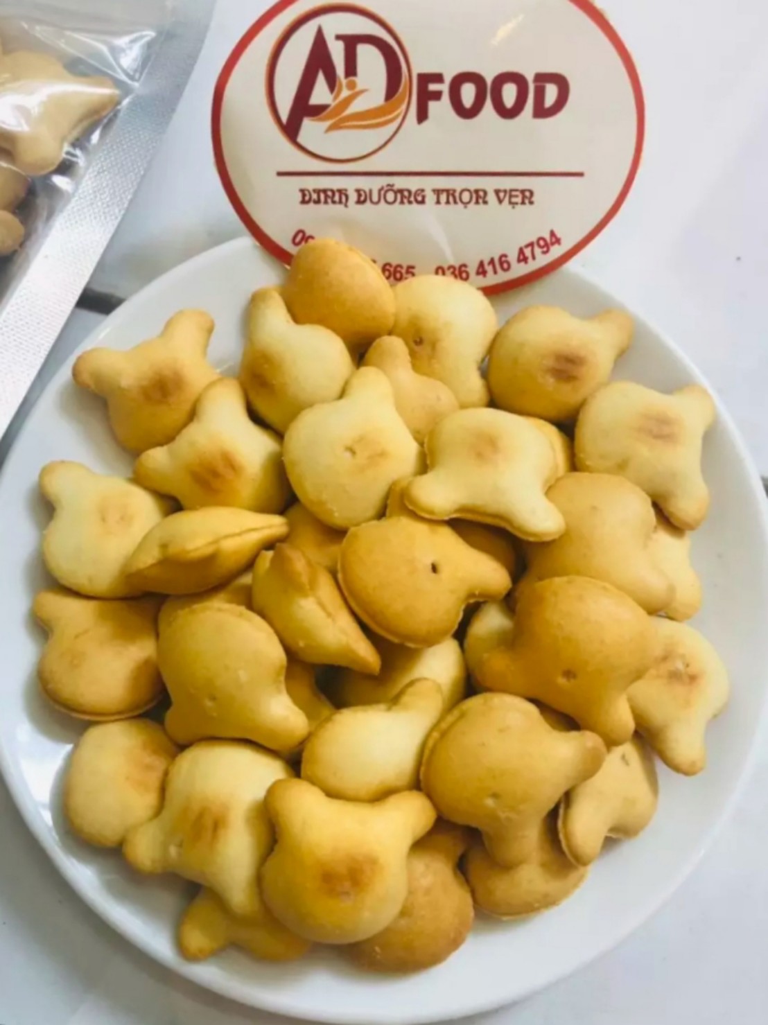 bánh gấu nhân kem-1kg/bịch