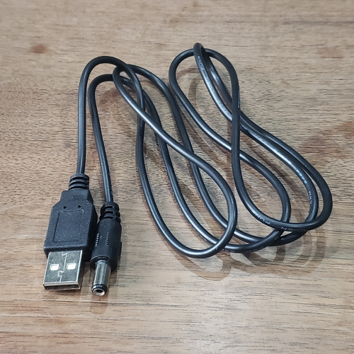 Dây cáp usb sang cổng dc 5.5 x 2.1 mm