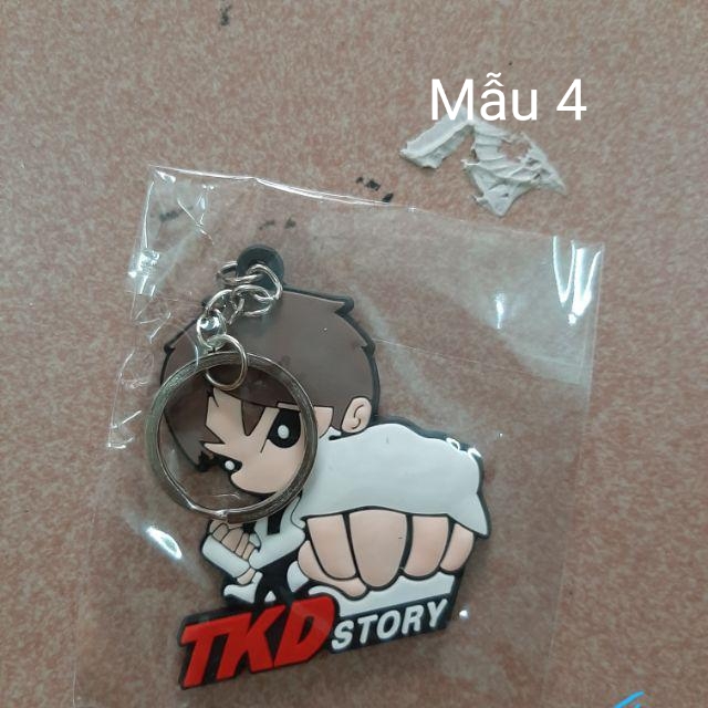 Móc Khóa Hoạt Hình Chibi Võ Thuật