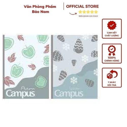Vở Campus kẻ ngang 120 Trang Four Seasons 2 ( Lốc 10 Quyển)