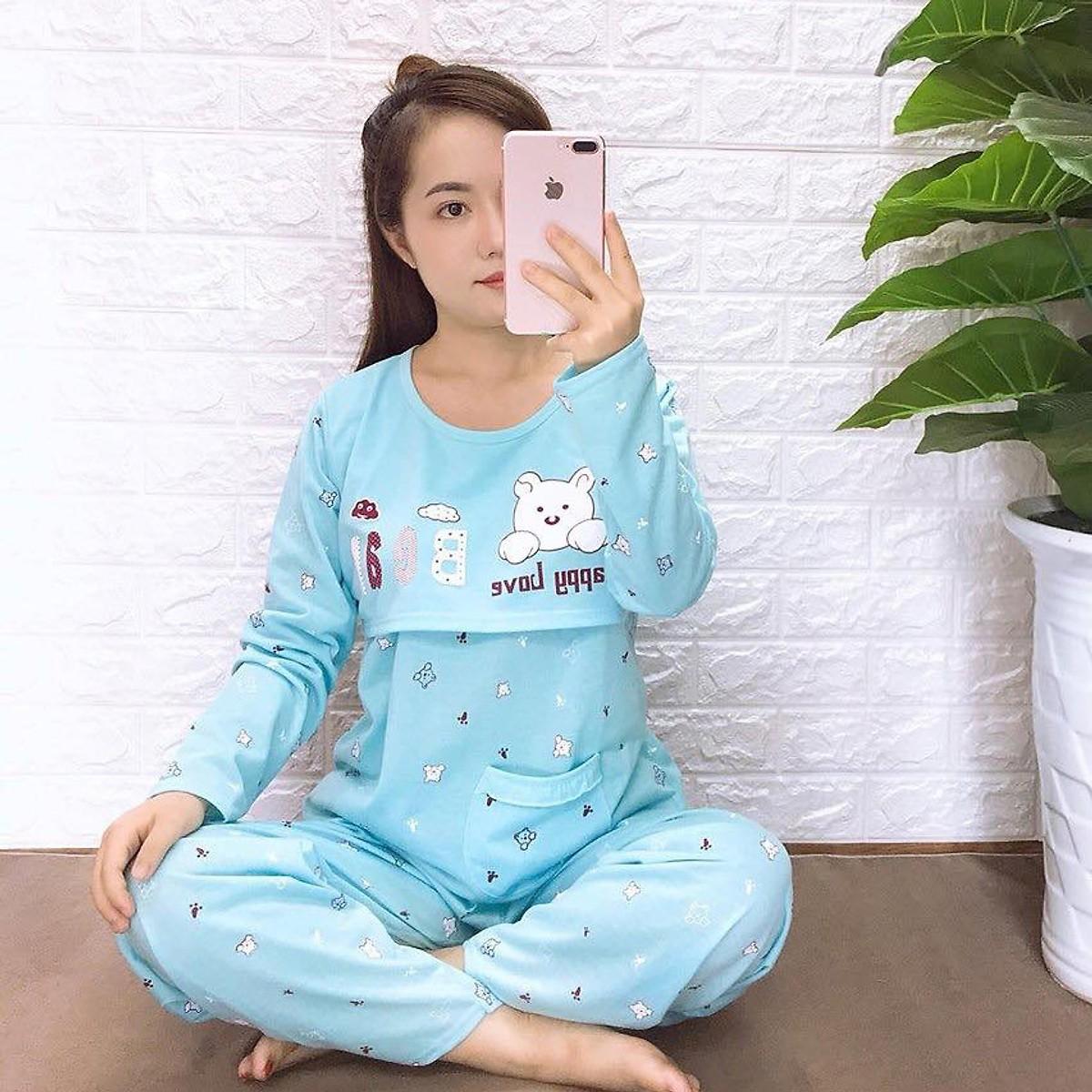 Bộ Đồ Bầu , Bộ Đồ Sau Sinh Cho Con Bú