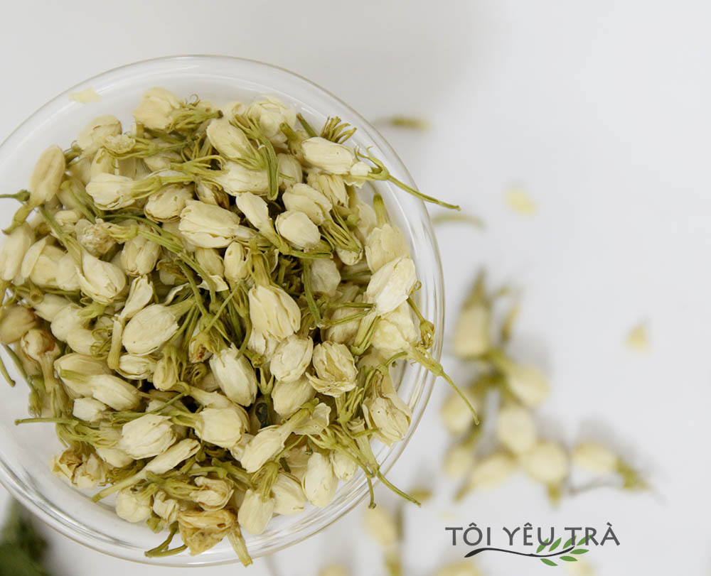 Hoa Nhài - Hoa Lài (Nụ trắng, thơm, đẹp) 100g