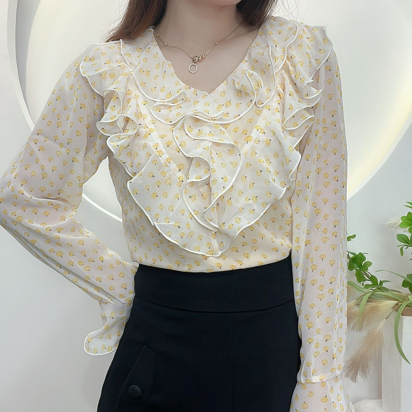 AN29 - ÁO KIỂU CÔNG SỞ BÈO DỄ THƯƠNG
