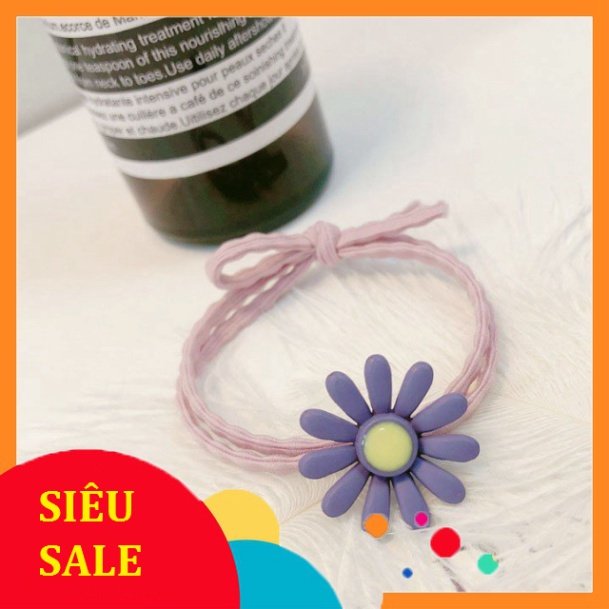 Dây chun cột tóc hình hoa cúc Hàn Quốc xinh xắn (màu ngẫu nhiên)