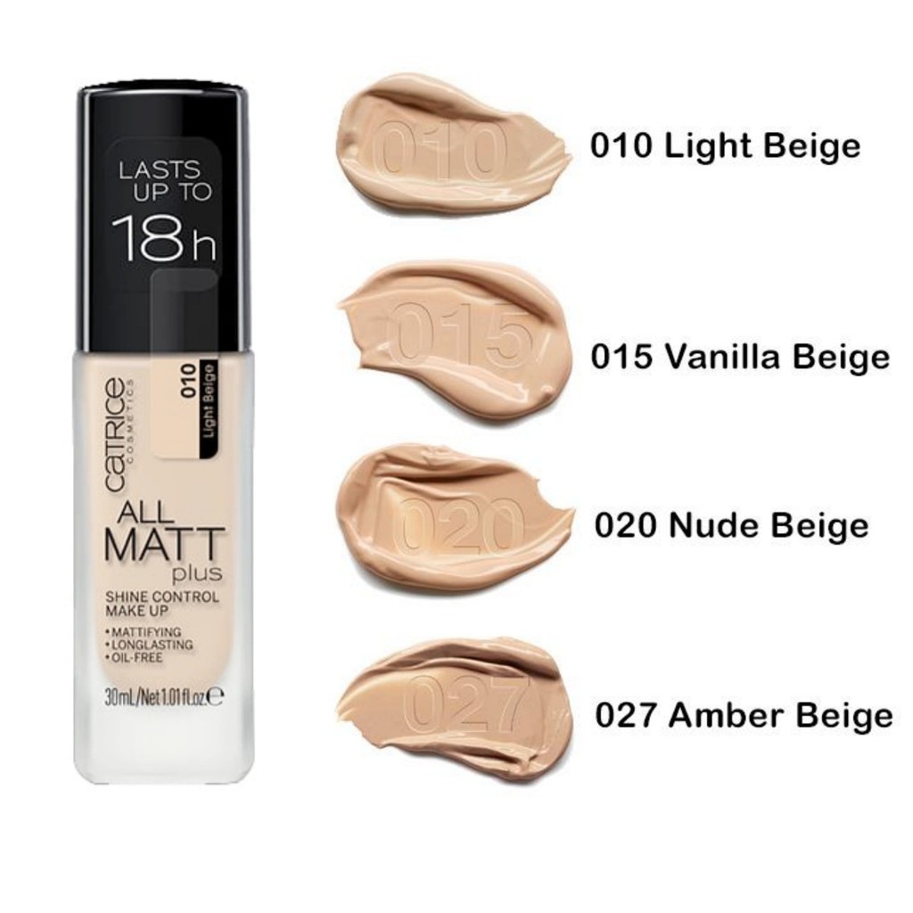 KEM NỀN CATRICE ALL MATT PLUS màu Light 010