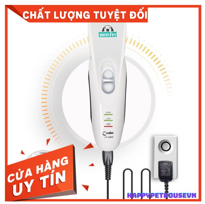 Tông đơ cạ.o lông cao cấp cho thú cưng chó mèo Codos CP6800