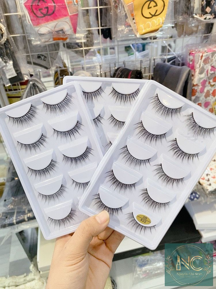 Mi giả lông chồn 3d mã 822 loại 5 cặp