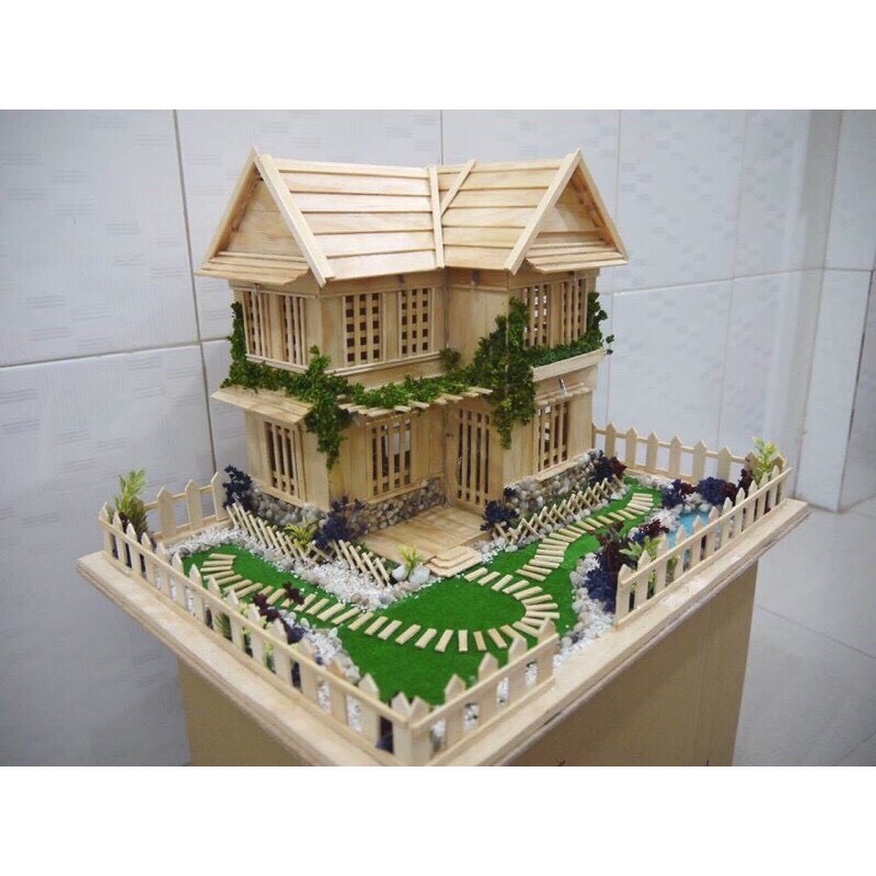 Que Kem Gỗ, Que Gỗ Làm Handmade - Gói 500g
