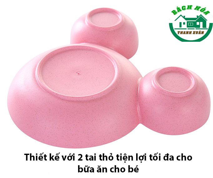 Bát lúa mạch hình chuột Mickey cho bé ăn dặm