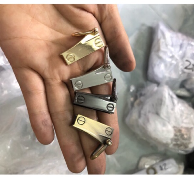 Khoen D Nẹp 4 màu (30k/cặp) gắn túi xách