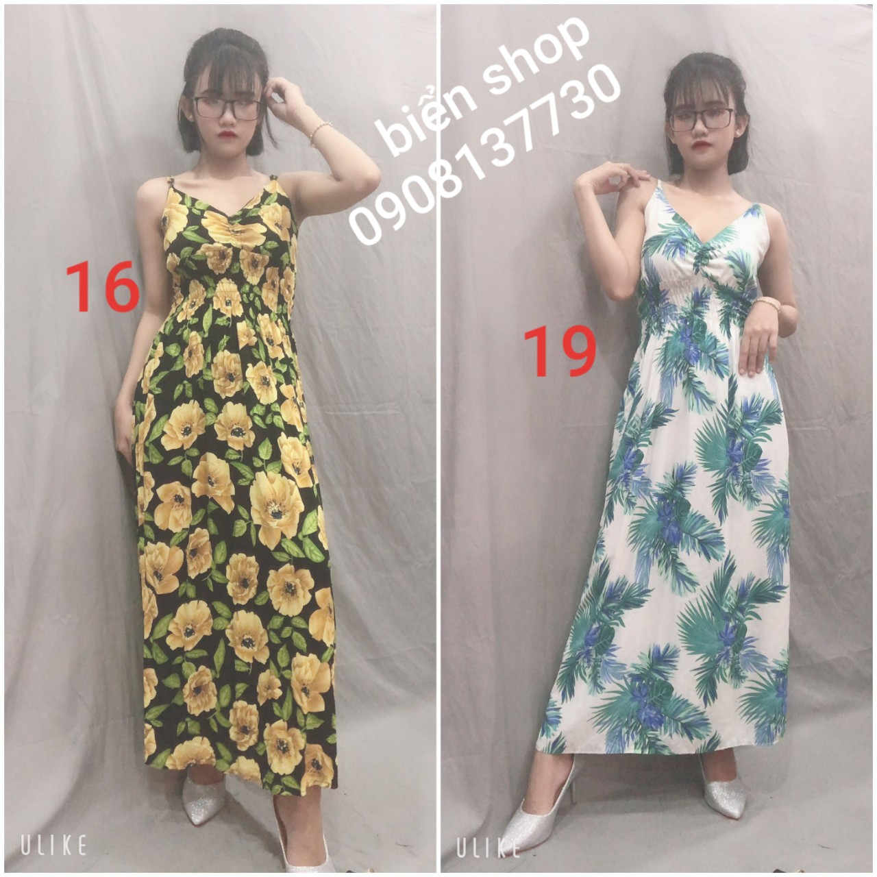 Maxi 2 dây Lanh Thái