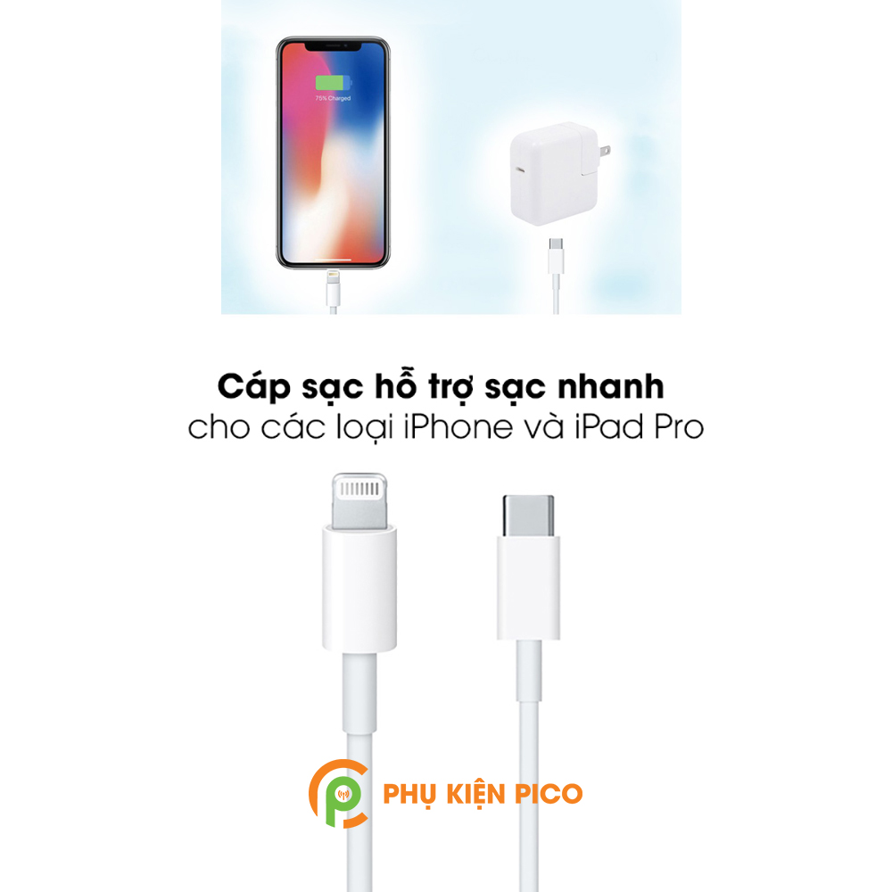 Cáp sạc Iphone 11/ Iphone 11 Pro Max - Cáp sạc nhanh Iphone 18w - Dây sạc nhanh iphone