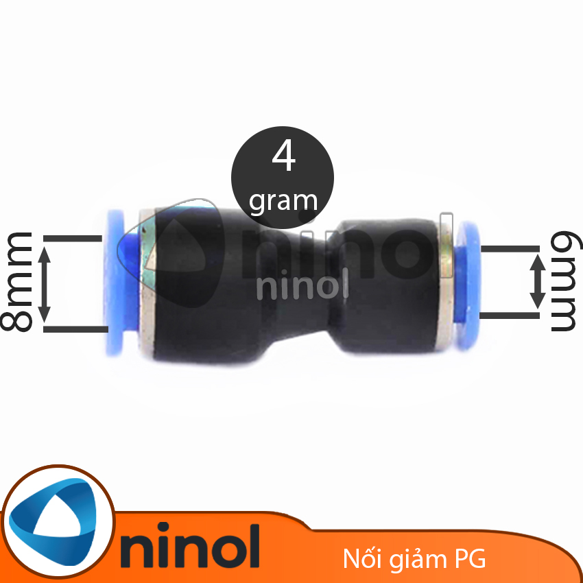 Nối ống khí nén giảm PG