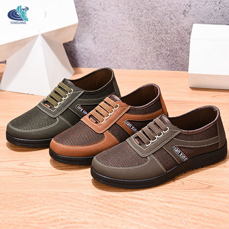 YUNGUANG canvas shoes male shoes soft casual comfortable and breathable sports shoes male light