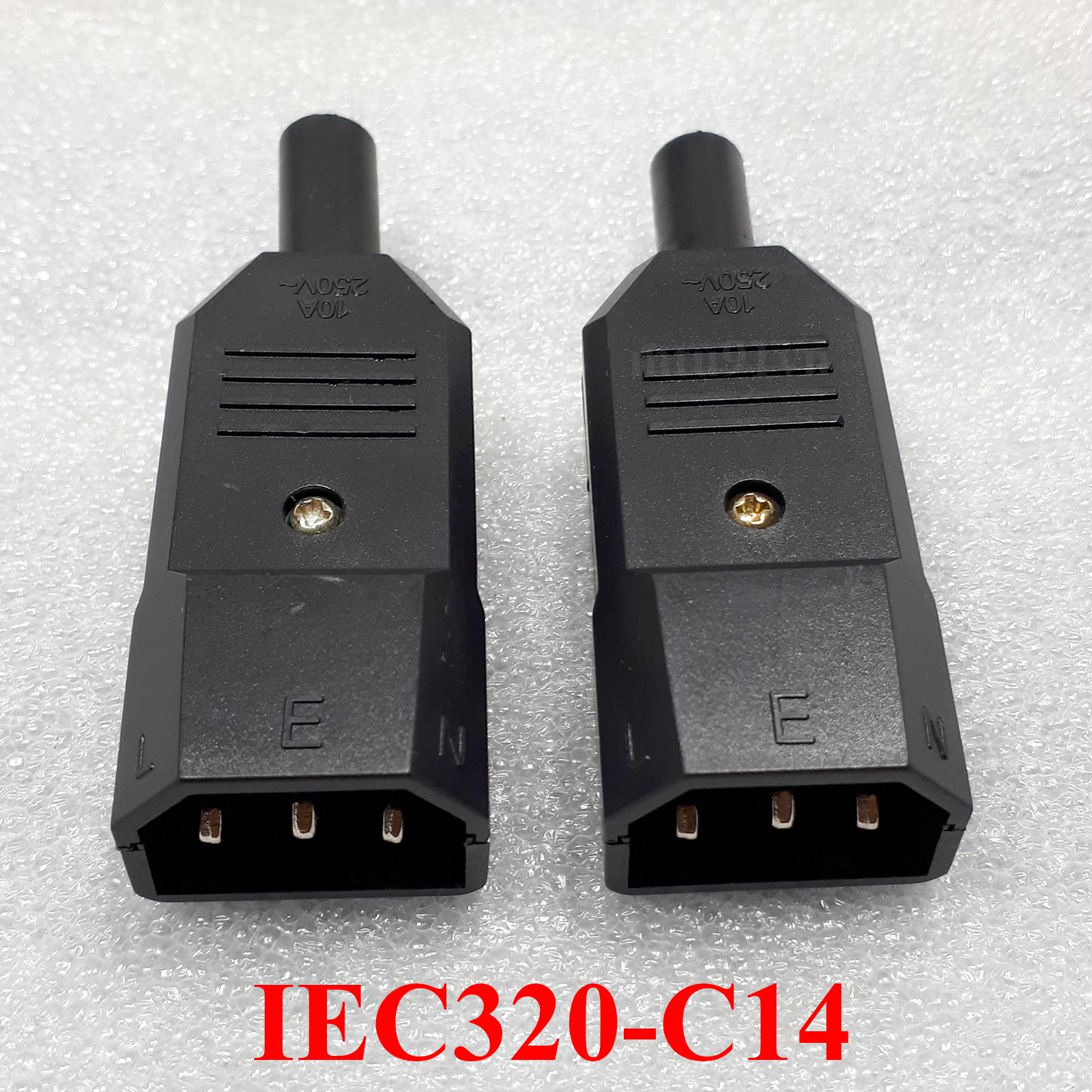 Phích Cắm Nguồn C13 / C14 (Chuẩn IEC320-C13 & IEC320-C14)