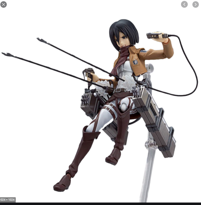 Attack on Titan Model - Mikasa Ackerman with Joints