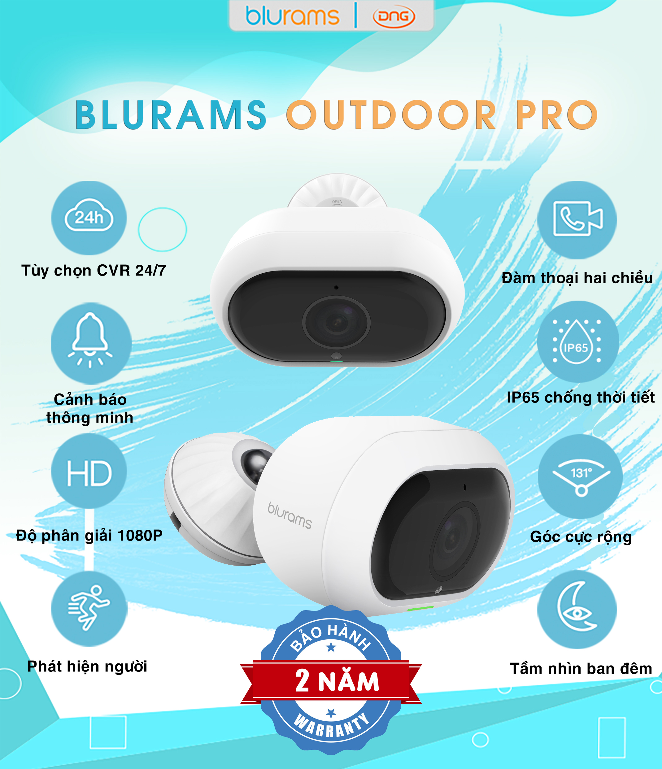 Camera Giám sát Blurams Outdoor Pro