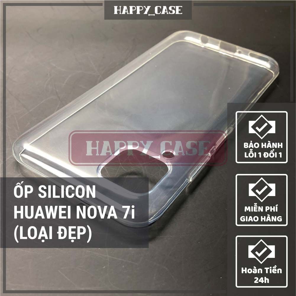 Ốp Điện Thoại Huawei Nova 7i Thin Transparent Silicon