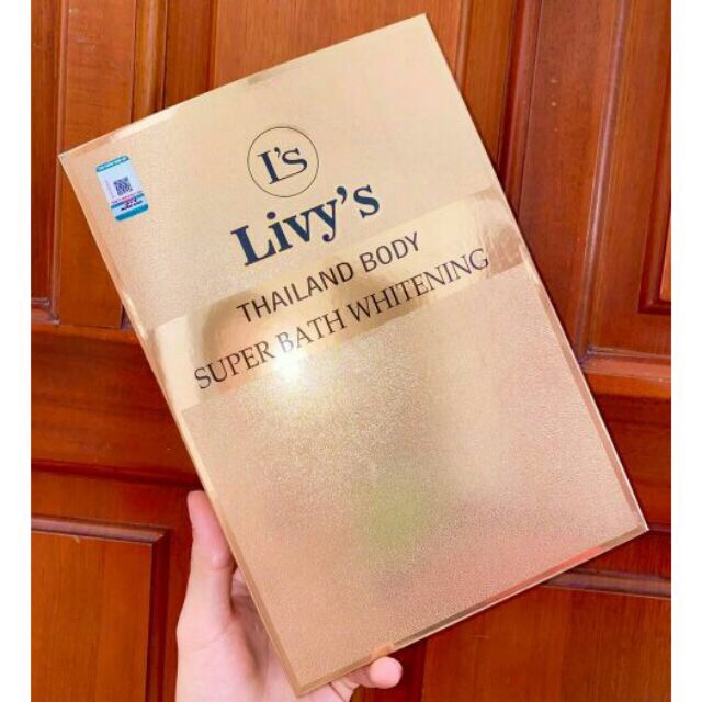 Tắm Trắng Livy’s chính hãng Thái Lan mẫu mới siêu trắng chống nắng