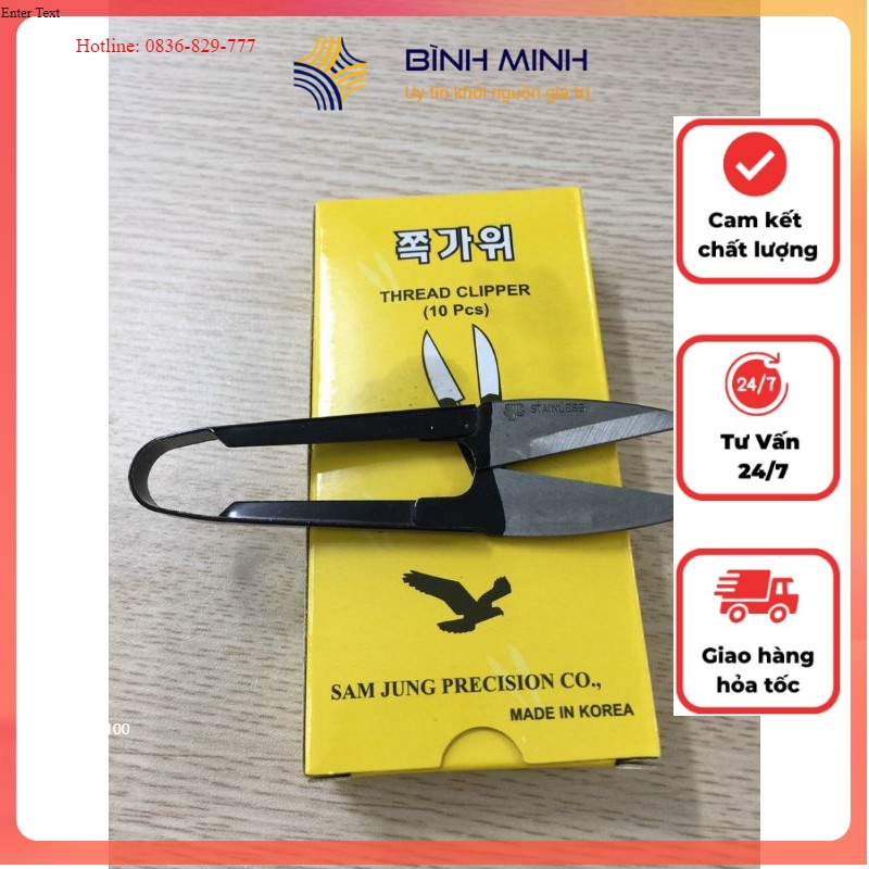 Kéo bấm chỉ, cắt chỉ mini Hàn Quốc