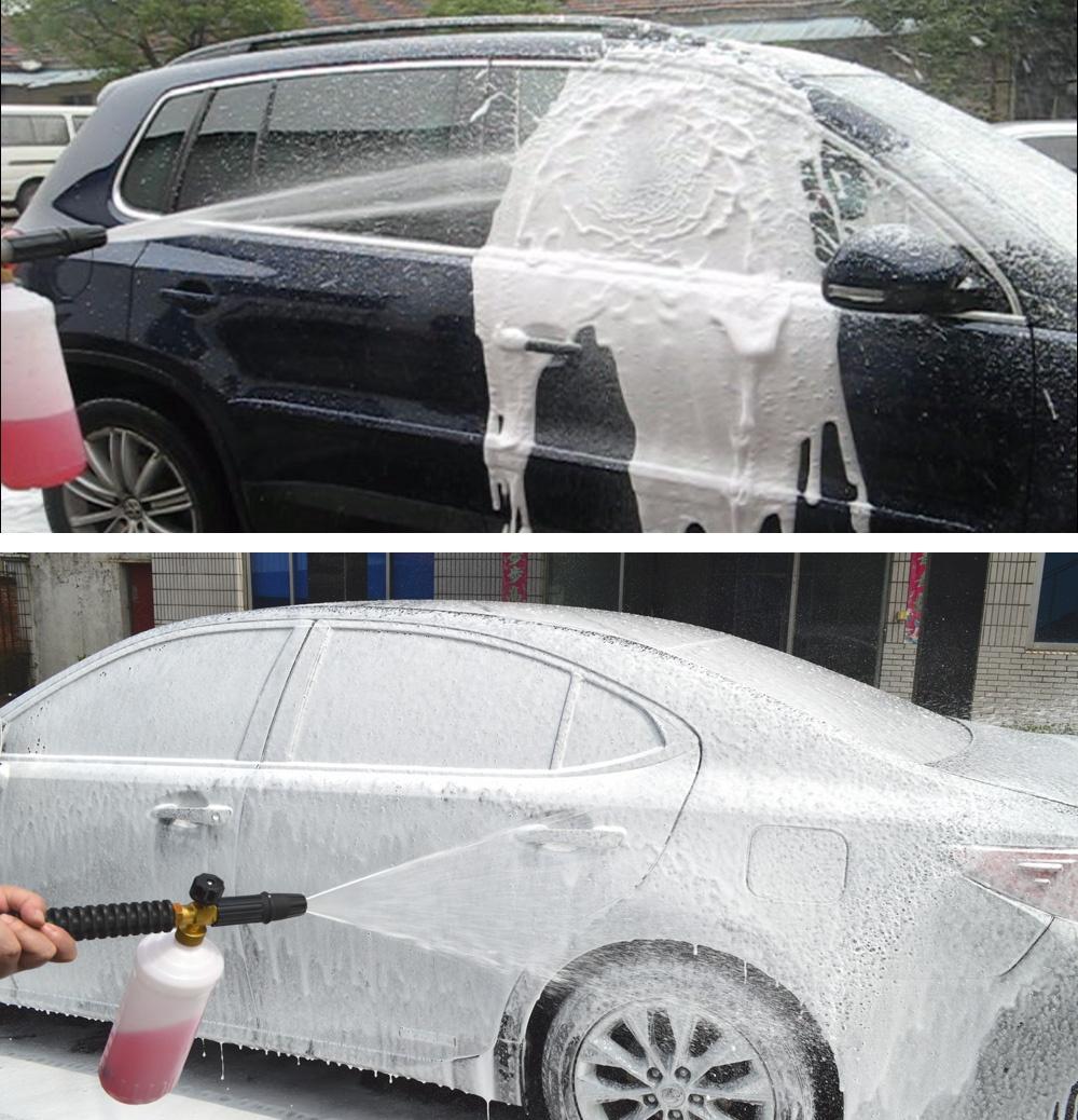 Bình bọt tuyết máy rửa xe cao áp cầm tay 1 lít