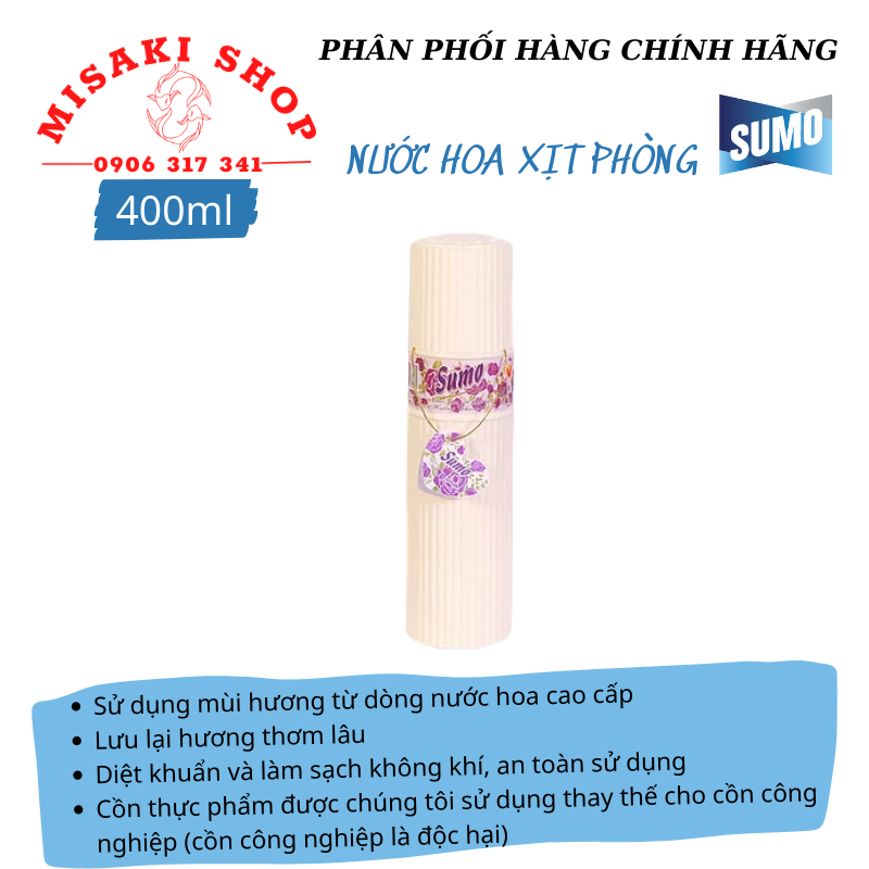 [HCM]Combo 2 Nước Hoa Xịt Phòng SUMO 400ml | MISAKISHOP