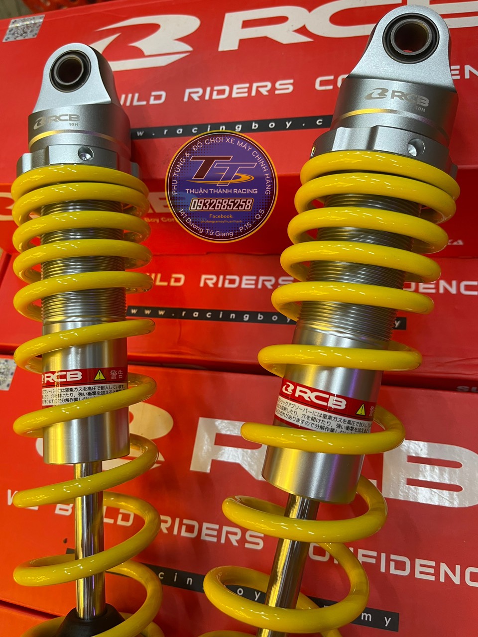 Phuộc sau Wave / future / Dream hiệu Racing boy mẫu C - RCB