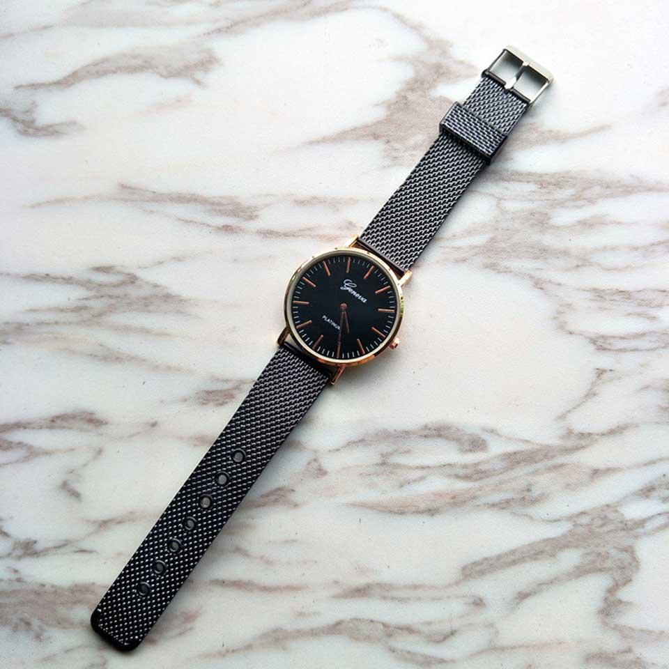 Đồng Hồ Geneva Dây Lưới Platinum Ah1038
