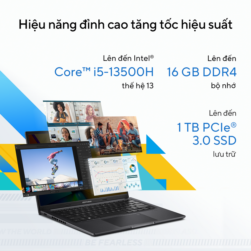 ASUS VIVOBOOK 14 OLED A1405VA-KM095W (I5 13500H/16GB RAM/512GB SSD/14 2.8K OLED/WIN11/BẠC)