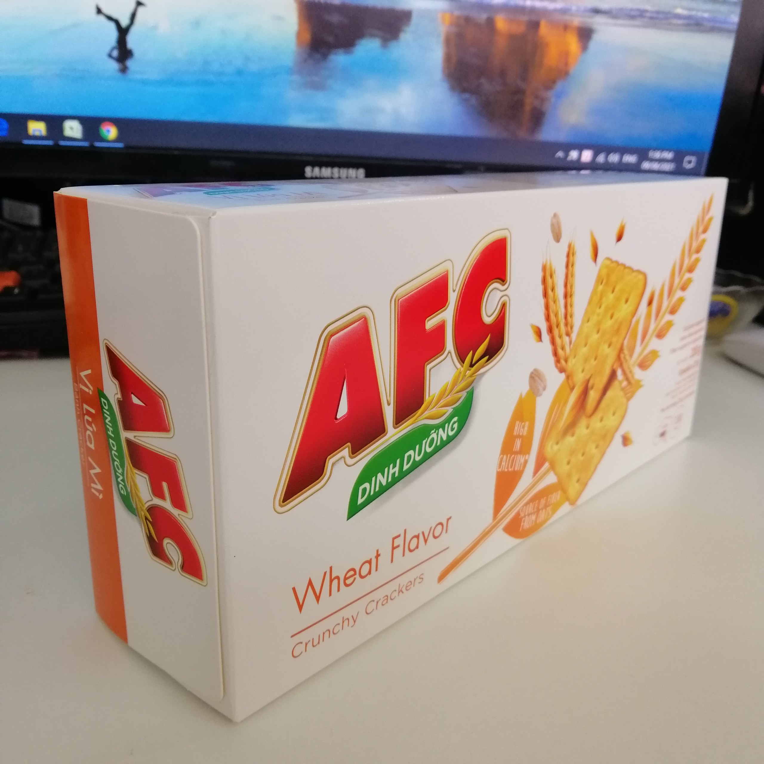 Bánh Cracker AFC Dinh Dưỡng Lúa Mì (Hộp 172g)
