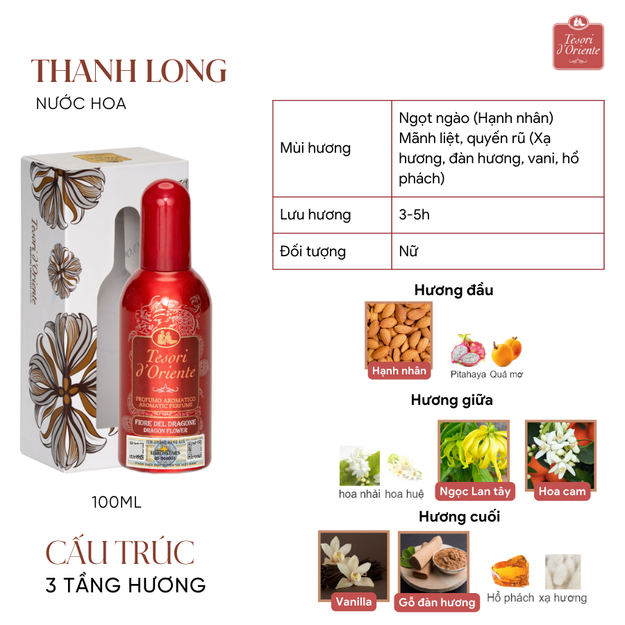 Nước hoa Tesori d'Oriente 100ml chính hãng
