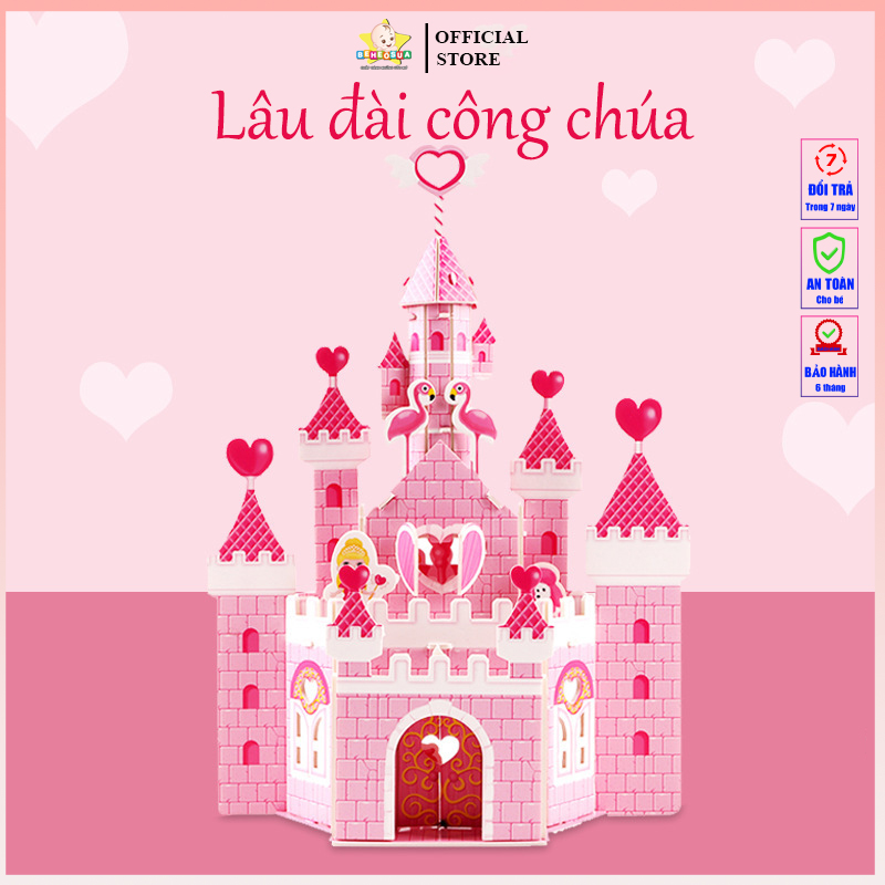 đồ chơi xếp hình cho bé - mô hình 3D cho bé
