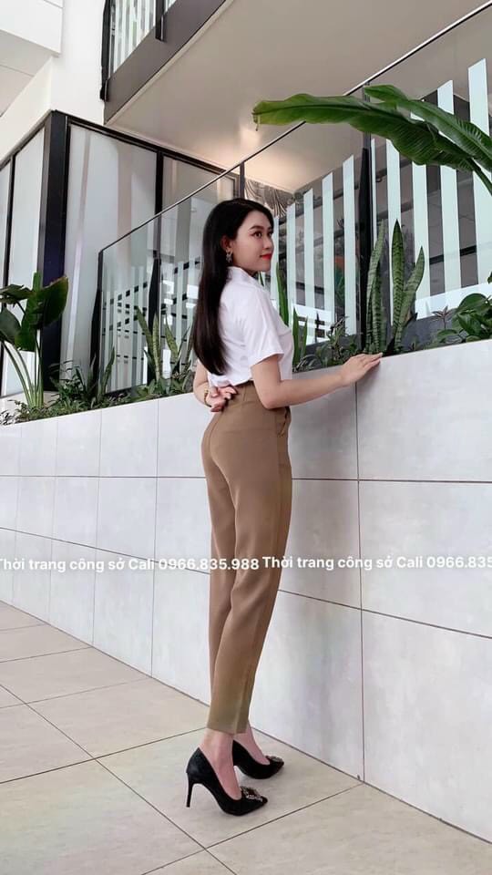 Quần tây công sở nữ 4 cúc sườn