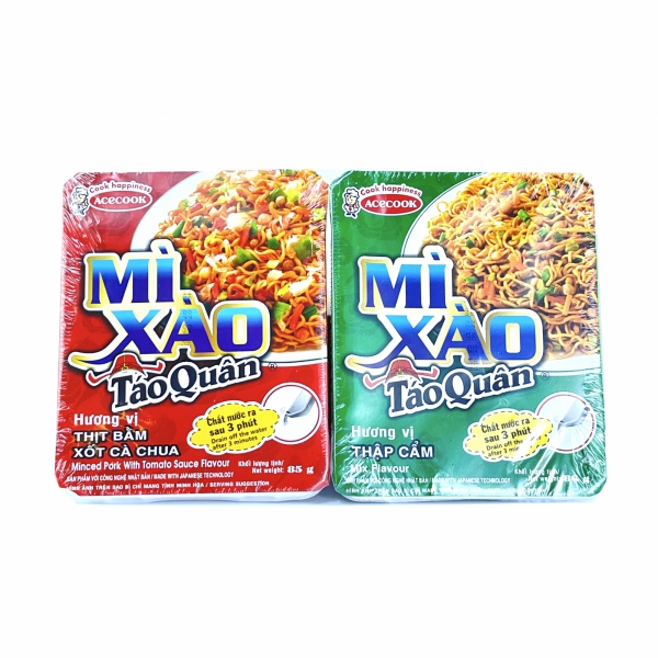(Thùng 18 khay) Mì Xào Táo Quân Thập Cẩm
