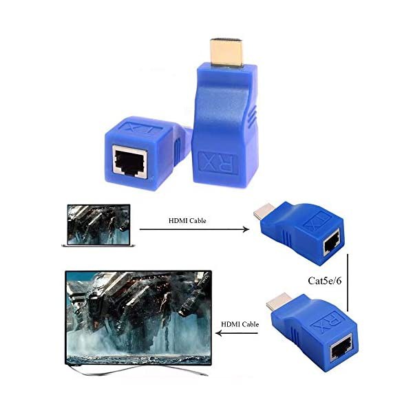 Nối Dài HDMI bằng Dây LAN HD Extender 30M