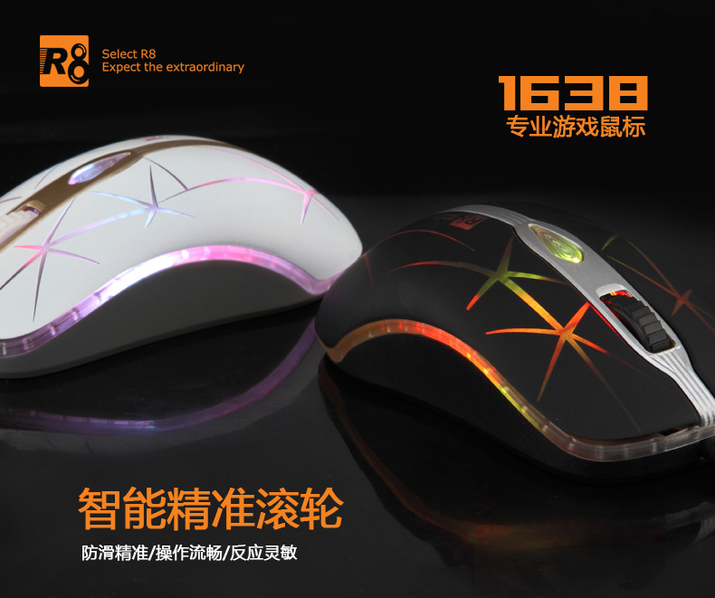 Chuột Gaming R8 1638 Có LED