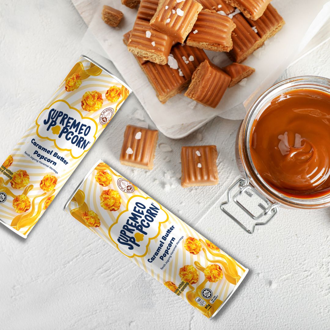 Bắp rang vị bơ và caramen Supremeo 80 g