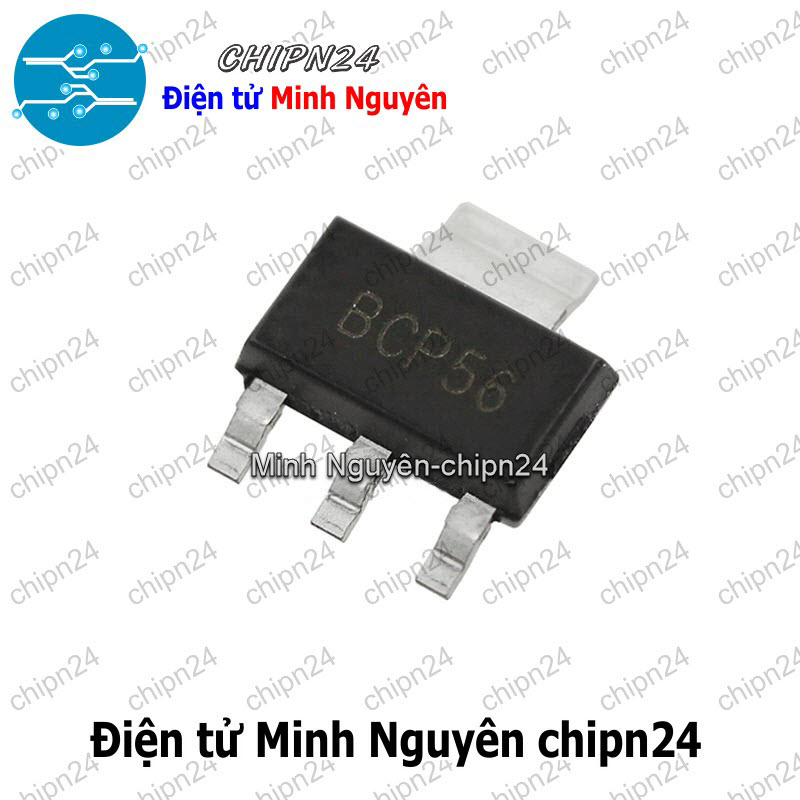 [4 con] (G2) Transistor Dán BCP56 SOT-223 NPN 1.2A 80V (SMD) (BCP 56) - HH005575